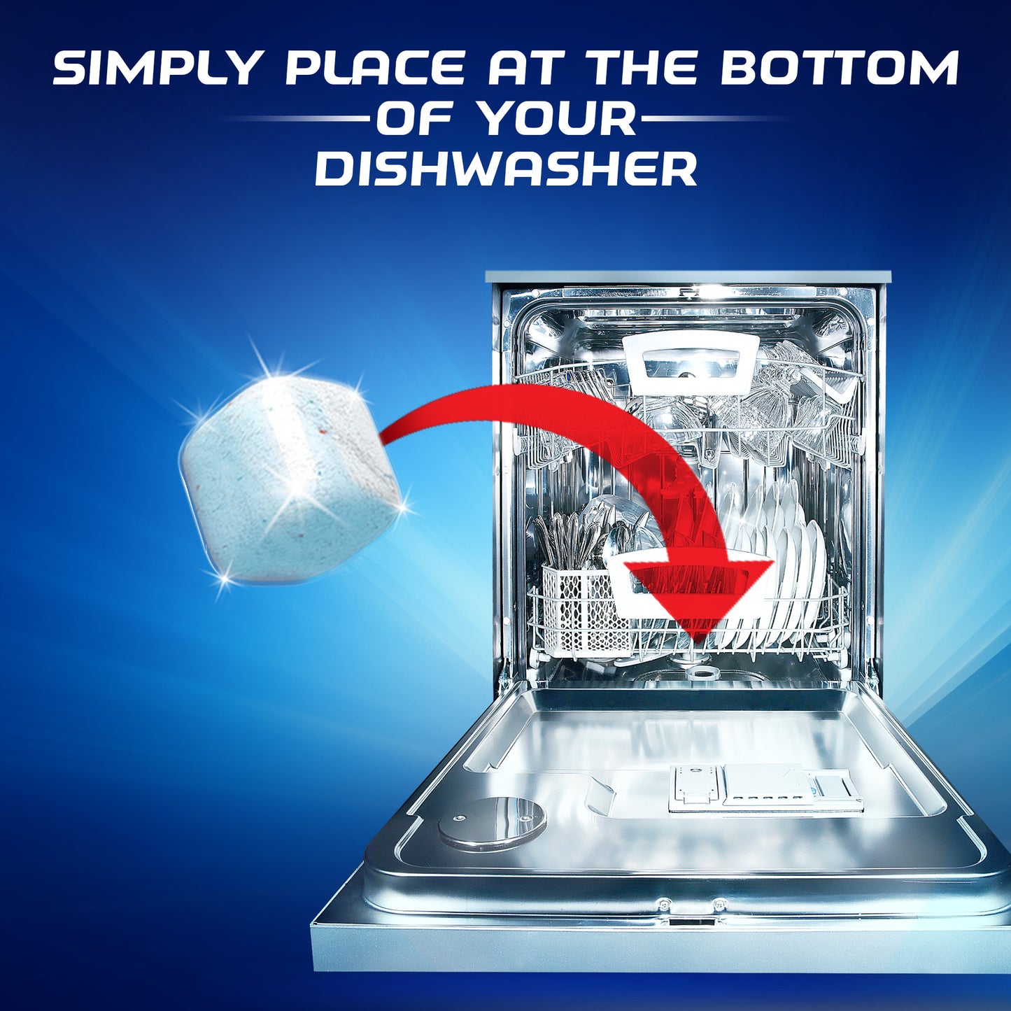 Finish In-Wash Dishwasher Cleaner, 3ct (Use Weekly)